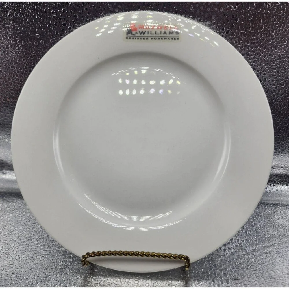 MAXWELL & WILLIAMS SALAD/DESSERT PLATE WHITE (Set of 4) READ!!